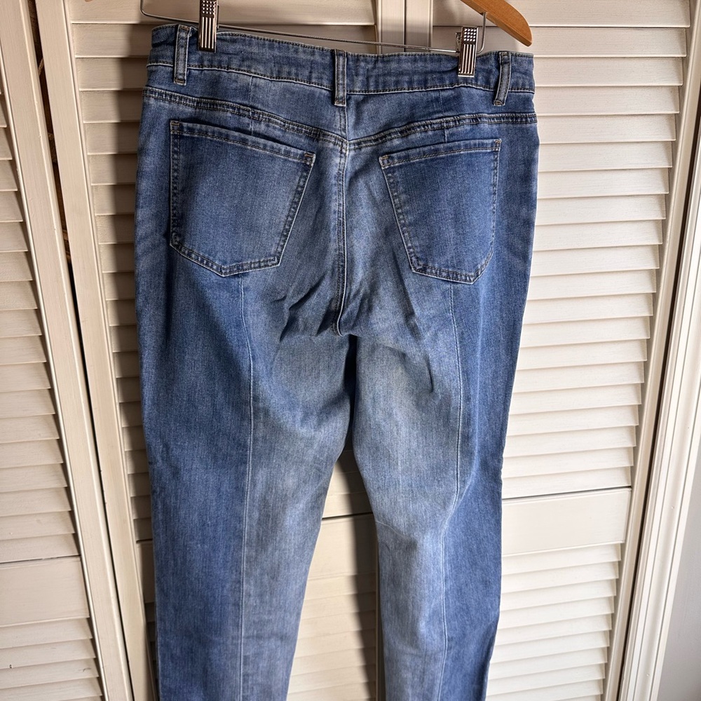 Women's Straight Leg Jeans - Blue